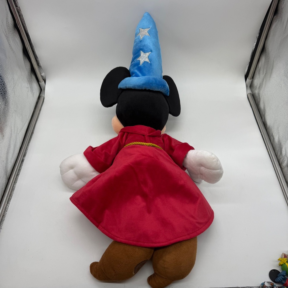 Disney Sorcerer Mickey Mouse Fantasia Plush Wizard Hat Toy - Picture 6 of 7